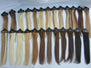<p>You can bleach or dye these ponytails on your own to these desired colors.</p>